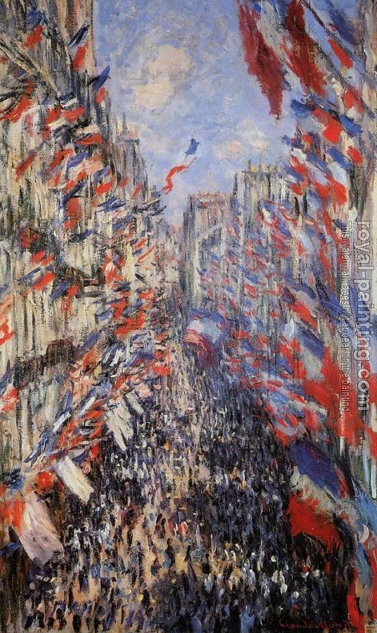 Claude Oscar Monet : Rue Montorgeuil 30th of June 1878